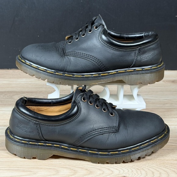 Dr. Martens Other - Vintage Dr Martens Shoes Mens 10 Black Leather Derby 8053 Made In England